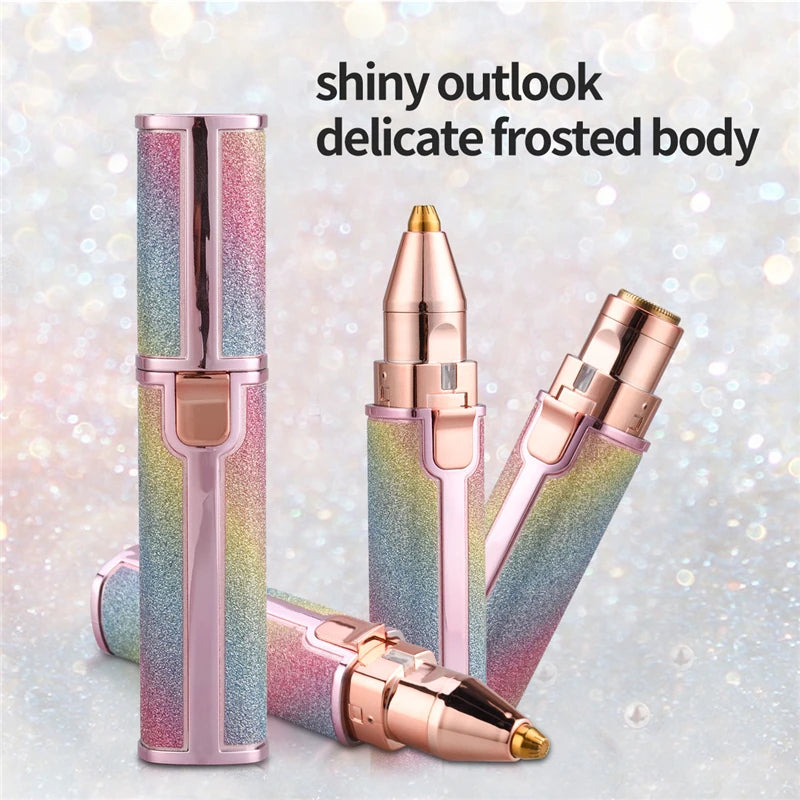 Makeup Painless Eye Brow Epilator Mini Shaver Razor Portable Facial Body Hair Remover For Women